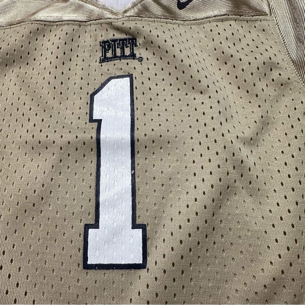 Vintage Nike Pittsburgh Panthers Infant Jersey #1 Gold 6-9M NCAA Team Pitt - Picture 2 of 12
